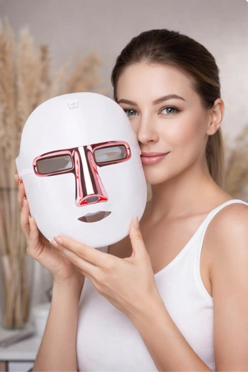 Maschera LED Viso Professionale – Cura Avanzata della Pelle